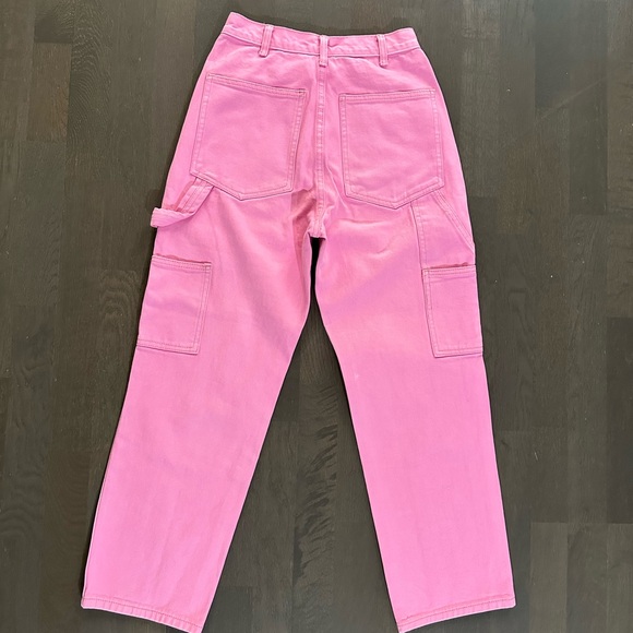 Brandy Melville bubblegum pink carpenter pants (rare) - Picture 3 of 6
